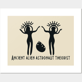 Ancient Alien Astronaut Theorist Posters and Art